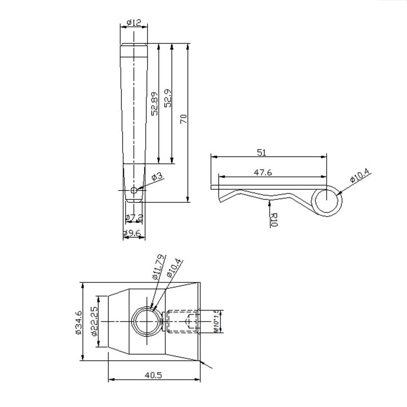 OTTFF 20 Pack Aluminum Half Conical Coupler with Clips Pins for Stage Truss Bed Plate Fit F31, F32, F33, F34 - Image 2